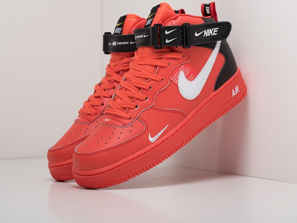 red and black air force 1 mid lv8