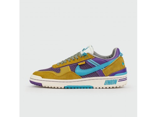 Кроссовки Union LA x Nike Field General Yellow Purple