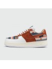 Кроссовки Nike Air Force 1 Low Cardigan White Brown