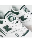 Кроссовки New Balance 550 White / Green logo