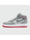 Кроссовки Nike Air Force 1 Wmns L.Grey / Red Ftwr.