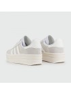 Кроссовки Adidas Gazelle Bold Grey / White Wmns