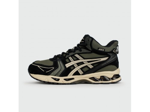 Кроссовки Asics Gel-Kayano 14 Mid Green Black with Fur