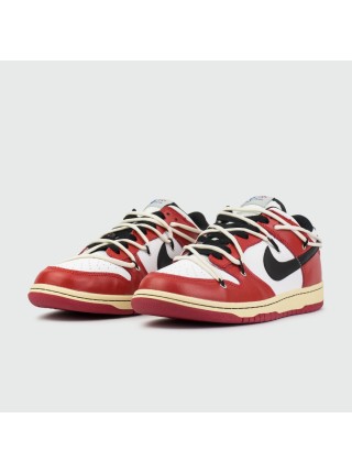 Кроссовки Nike Dunk Low x Off-White Red / Black