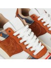 Кроссовки Nike Air Force 1 Low Cardigan White Brown