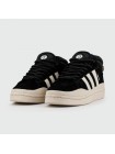 Кроссовки Adidas Campus Black / White with Fur