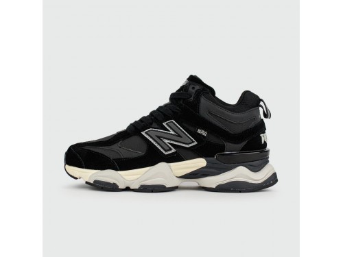 Кроссовки New Balance 9060 Mid Black / White with Fur