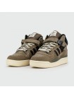 Кроссовки Adidas Forum Mid x Bad Bunny Brown with Fur