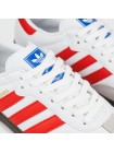 Кроссовки Adidas Samba OG White Red Str.