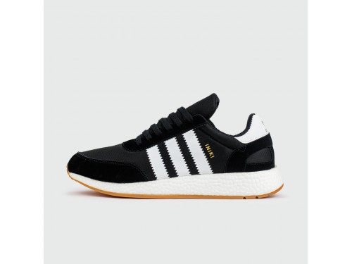 Кроссовки Adidas Iniki Runner Boost Black / White / Wh. Str