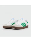 Кроссовки Adidas Samba OG White Green new