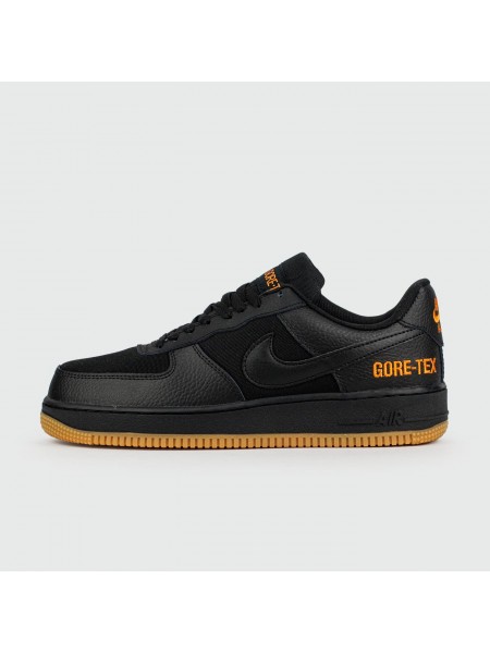 Кроссовки Nike Air Force 1 Low Gore-tex Black / Gum new2