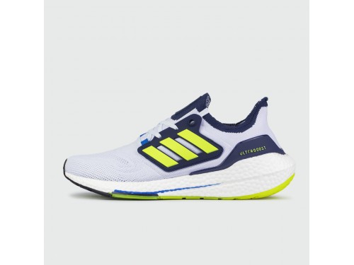 Кроссовки Adidas Ultraboost 22 White / Blue / Yellow