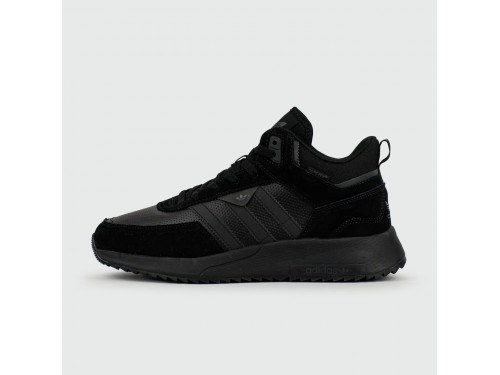 Кроссовки Adidas Retropy F2 Mid Black with Fur dm