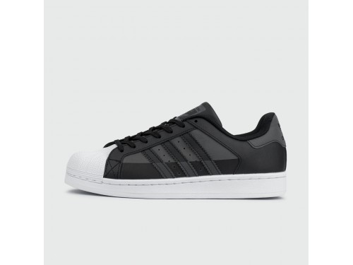 Кроссовки Adidas SuperStar Wmns Black Grey / White