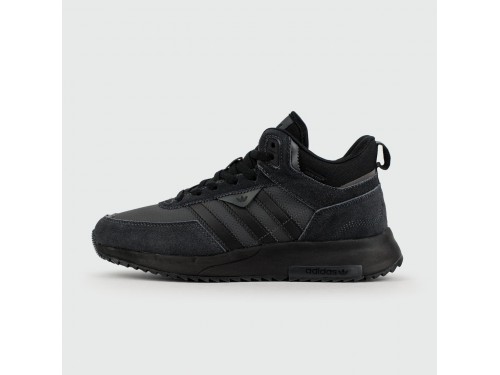 Кроссовки Adidas Retropy F2 Mid Black with Fur