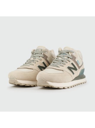 Кроссовки New Balance 574 Mid Beige with Fur Wmns