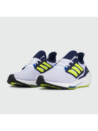 Кроссовки Adidas Ultraboost 22 White / Blue / Yellow