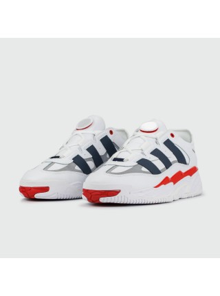 Кроссовки Adidas Niteball White / Blue / Red