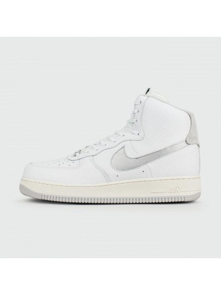 Кроссовки Nike Air Force 1 Mid White Silver