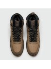 Кроссовки Nike Air Force 1 Mid Brown / Black with Fur