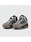 Кроссовки Adidas Niteball Grey / Black Orange with Fur