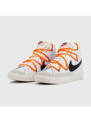 Кроссовки Nike Blazer Mid 77 White Orange Laces