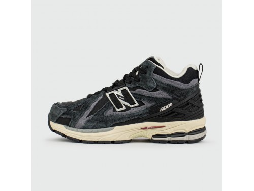 Кроссовки New Balance 1906D Mid Black Beige Wmns Suede with Fur