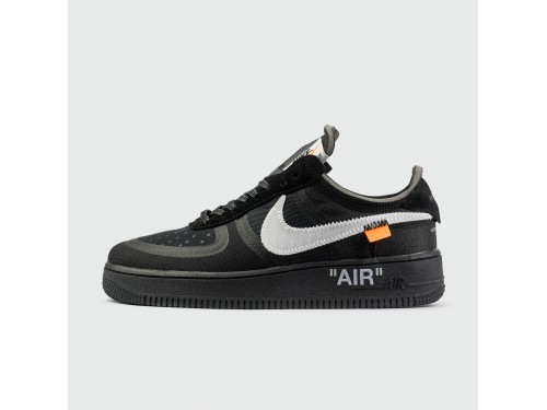 Кроссовки Nike Air Force 1 Low x Off-White Wmns Triple Black