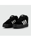 Кроссовки Adidas Campus Black White with Fur