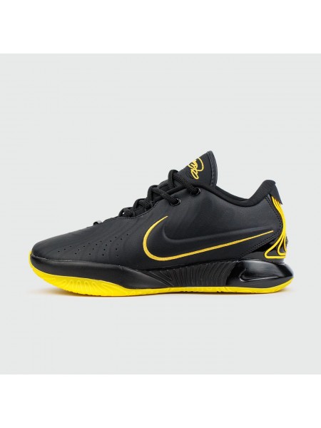 Кроссовки Nike LeBron 21 Black Yellow