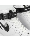 Кроссовки Nike Air Force 1 Mid LV8 Utility White / Black with Fur