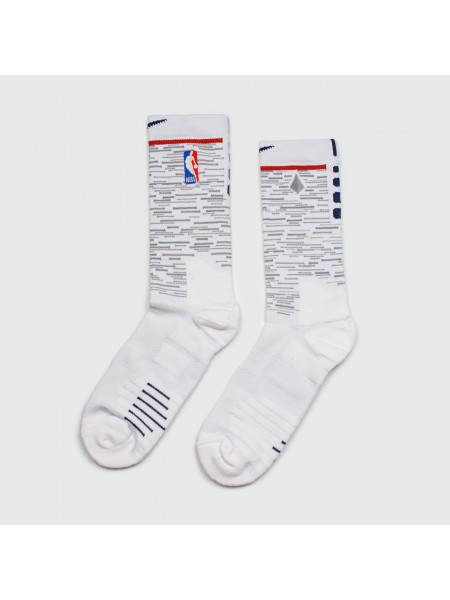 носки Nike NBA White Grey Stripes