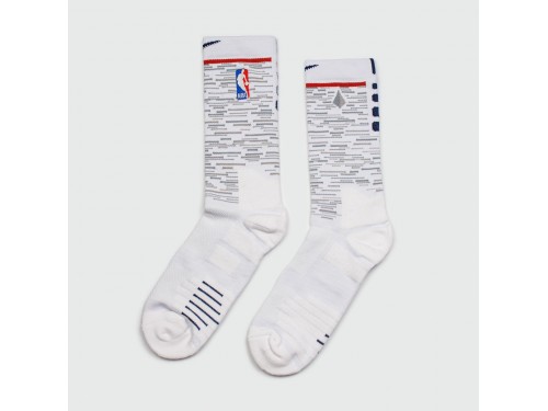 носки Nike NBA White Grey Stripes