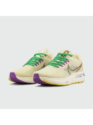 Кроссовки Nike Air Zoom Pegasus 39 Grey / Green Laces