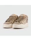 Кроссовки Adidas Campus Beige / White with Fur