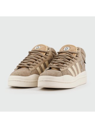 Кроссовки Adidas Campus Beige / White with Fur