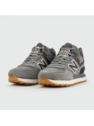 Кроссовки New Balance 574 Mid Grey / White with Fur Wmns