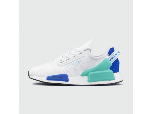 Кроссовки Adidas NMD R1 V2 Wmns White / Aqua