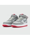 Кроссовки Nike Air Force 1 Wmns L.Grey / Red Ftwr.