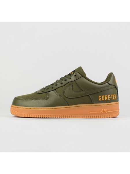Кроссовки Nike Air Force 1 Low Gore-tex Green / Gum