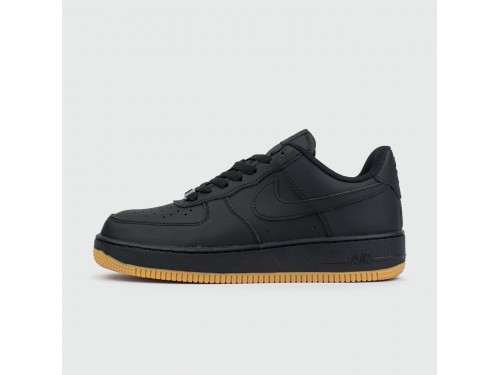 Кроссовки Nike Air Force 1 Low Black / Gum