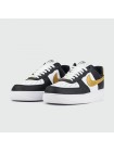 Кроссовки Nike Air Force 1 Low White Black Gold