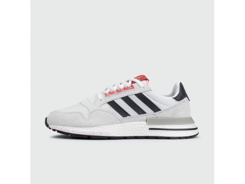 Кроссовки Adidas ZX 500 Boost White / Red