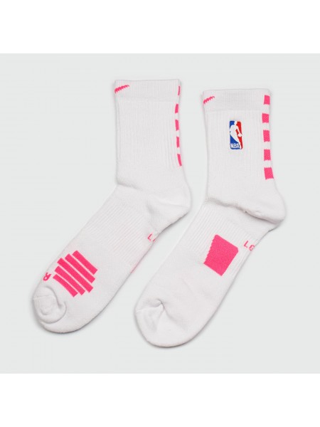 носки Nike NBA White Pink