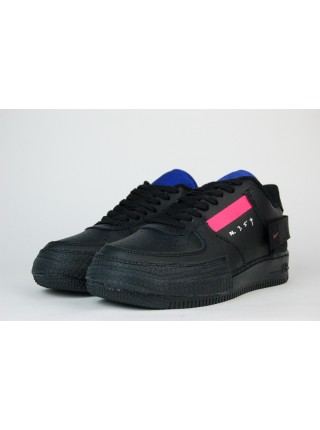 Кроссовки Nike Air Force 1 Type Black / Anthracite-Pink Tint 2