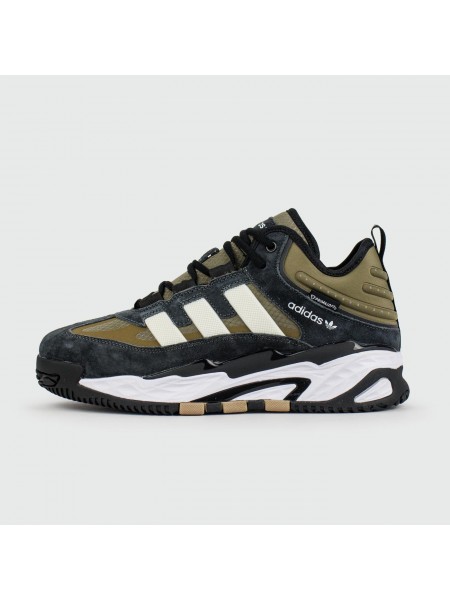 Кроссовки Adidas Niteball Olive / Black with Fur