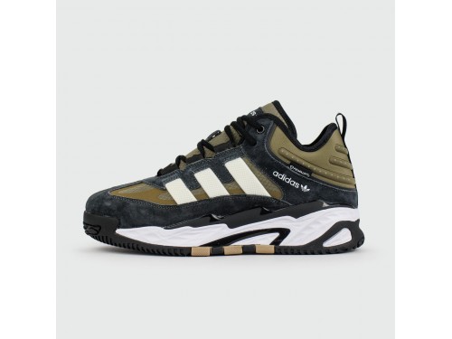 Кроссовки Adidas Niteball Olive / Black with Fur