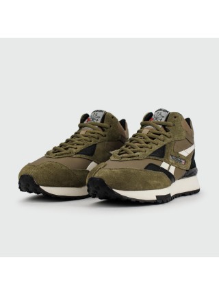 Кроссовки Reebok LX 2200 Mid Olive White with Fur