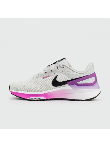 Кроссовки Nike Air Zoom Structure 25 White Purple Wmns